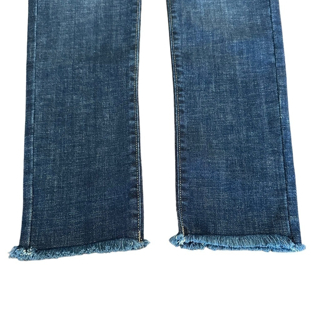 Risen Pull On High Rise Dark Wash Blue Denim Skinny Jeans Size Medium NWT - Picture 6 of 12